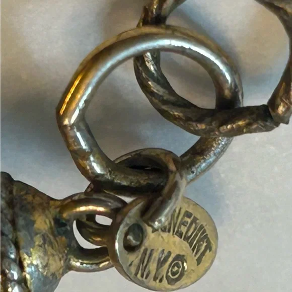 Vintage Gold and Green Pendant - Picture 12 of 14